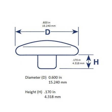 10128 Button Std Barrel