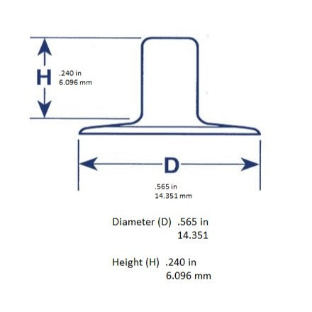 10412 Durable/Ptd Std Post 1/4IN