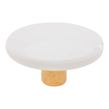 10128 White Enamel Cap