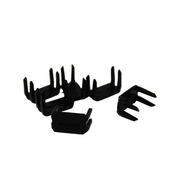 #10 BLACK BOTTOM STOPS 100 PER BAG YKK