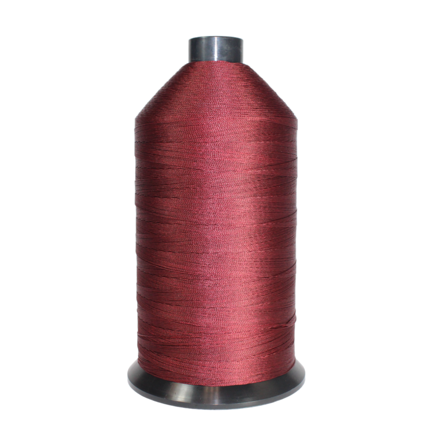 BURGUNDY THREAD POLY OUTDOOR PRO 1LB 138 AMANN POLYESTER 1 POUND 1 LB^