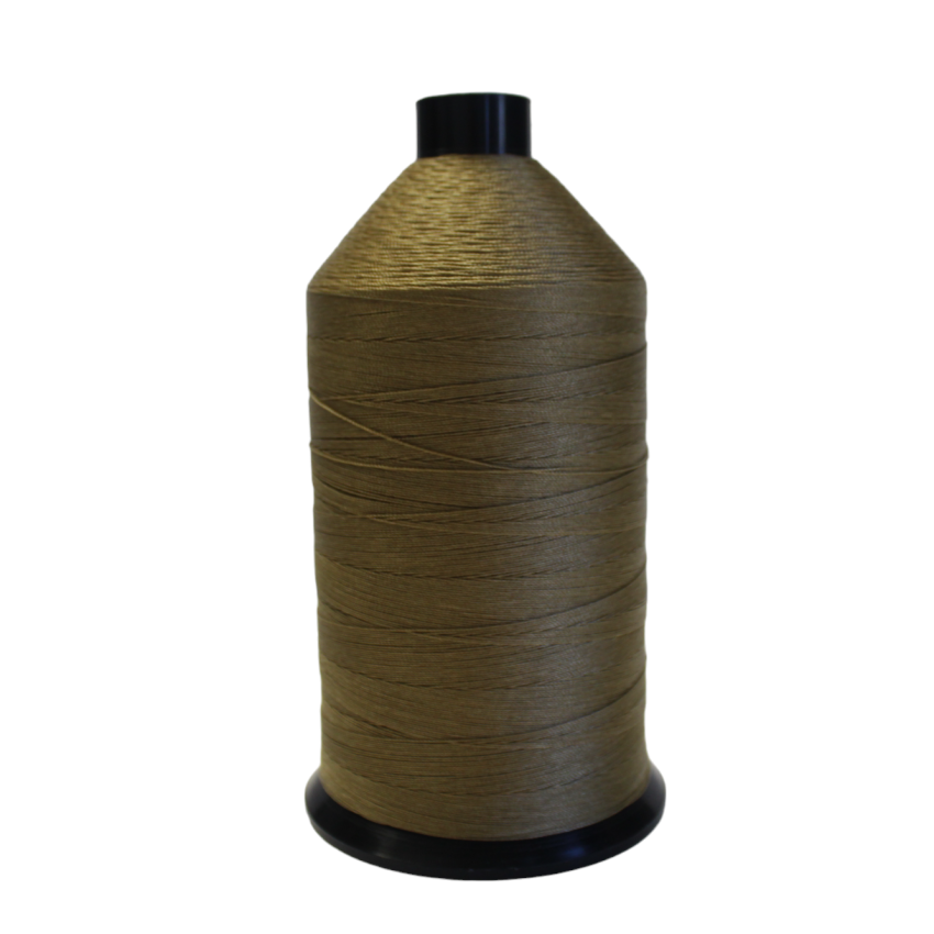 OLIVE BROWN THREAD POLY OUTDOOR PRO 1LB 92 AMANN POLYESTER 1 POUND 1 LB^