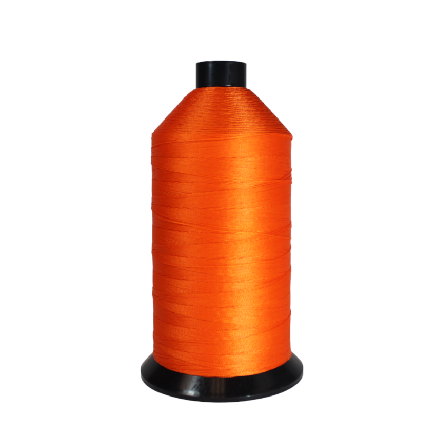 ORANGE THREAD POLY OUTDOOR PRO 1LB 92 AMANN POLYESTER 1 POUND 1 LB^