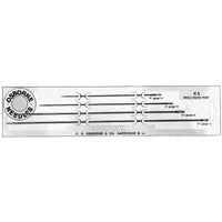 Needles Straight Card K-5