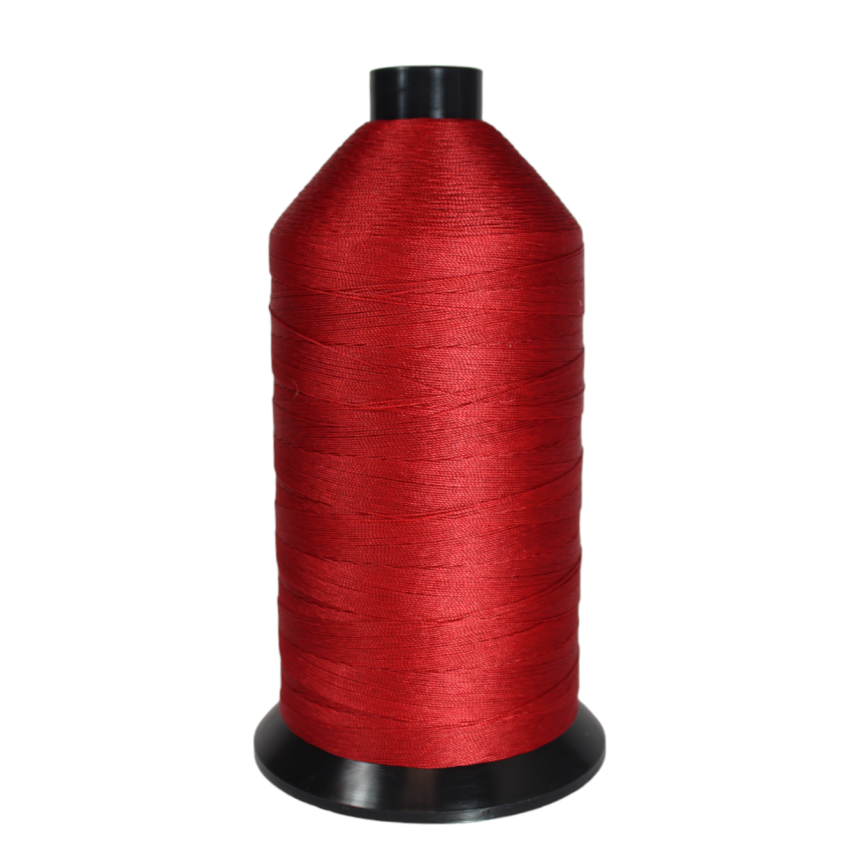 RED THREAD POLY OUTDOOR PRO 1LB 138 AMANN POLYESTER 1 POUND 1 LB^