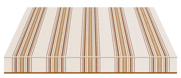 Tempotest Stripe Beige/Brown Slub 47"